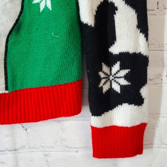 Jolly Sweaters Farmer Farmhouse Cow Heifer Ugly Christmas Sweater Unisex Size S - Picture 8 of 17